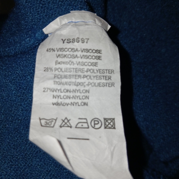 SERENDIPITY CH Open Front/Cardigan Long Sleeve Sweater One Size GREEN - Picture 4 of 7